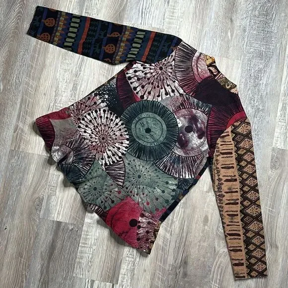 Vintage Sacred Threads, size small, tie neck, pockets, like new! WA-1583 - Picture 5 of 8